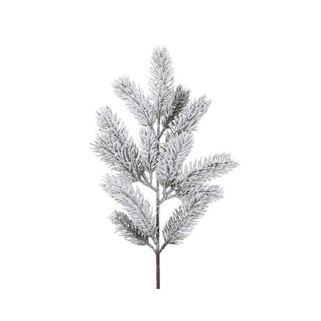 Decoris künstlicher Tannenzweig mit Schnee 5x11x49cm