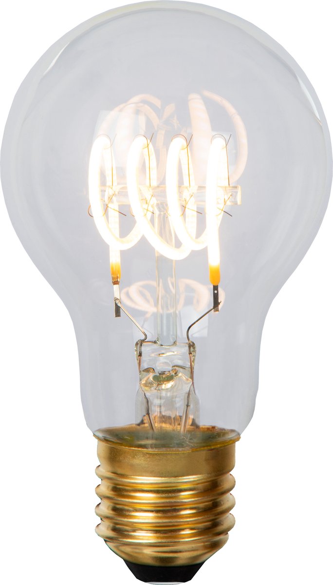 Lucide a60 - Filamentlampe - ø 6 cm - LED dimmbar - E27 - 1x4,9W 2700K - transparent