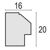 Zep – Holz-Fotorahmen Zara A in Braungrau für Foto 20 x 25 cm – vz681a