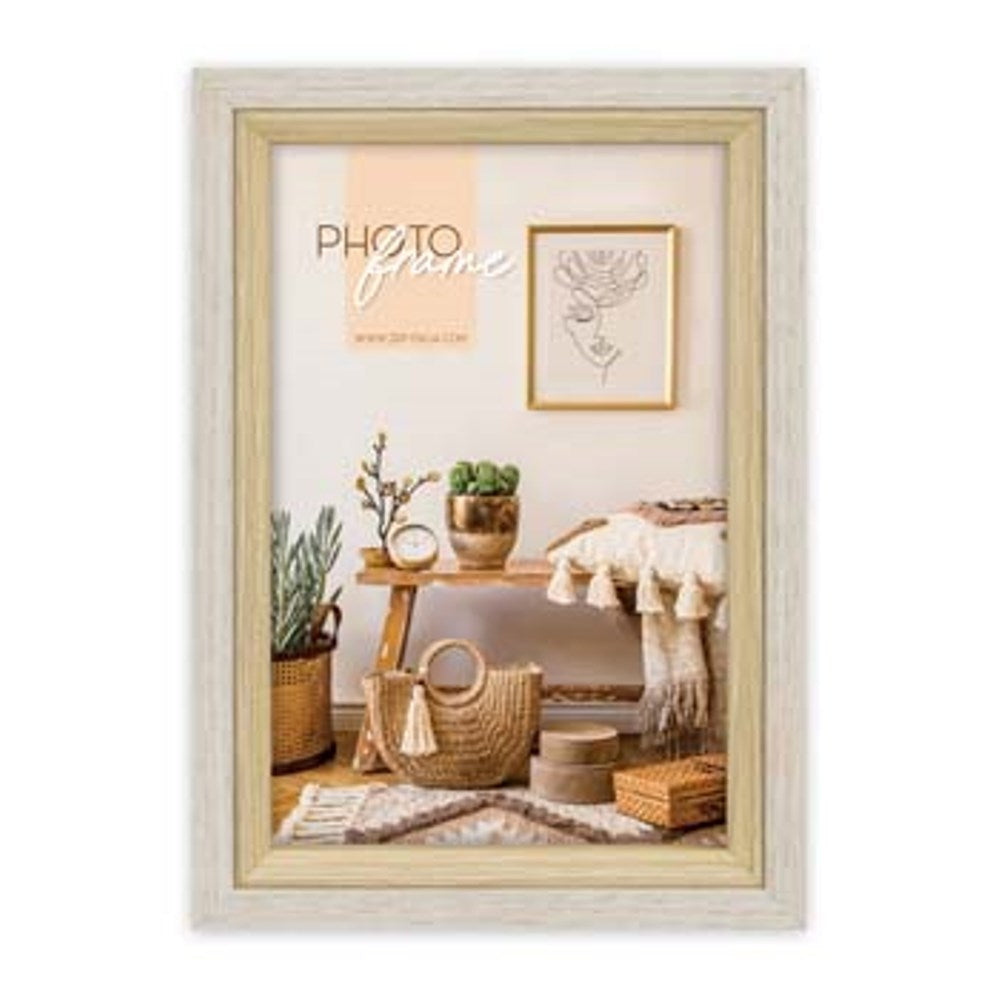 Zep – Holz-Fotorahmen Zara C in Braun-Creme für Foto 13 x 18 cm – vz657c