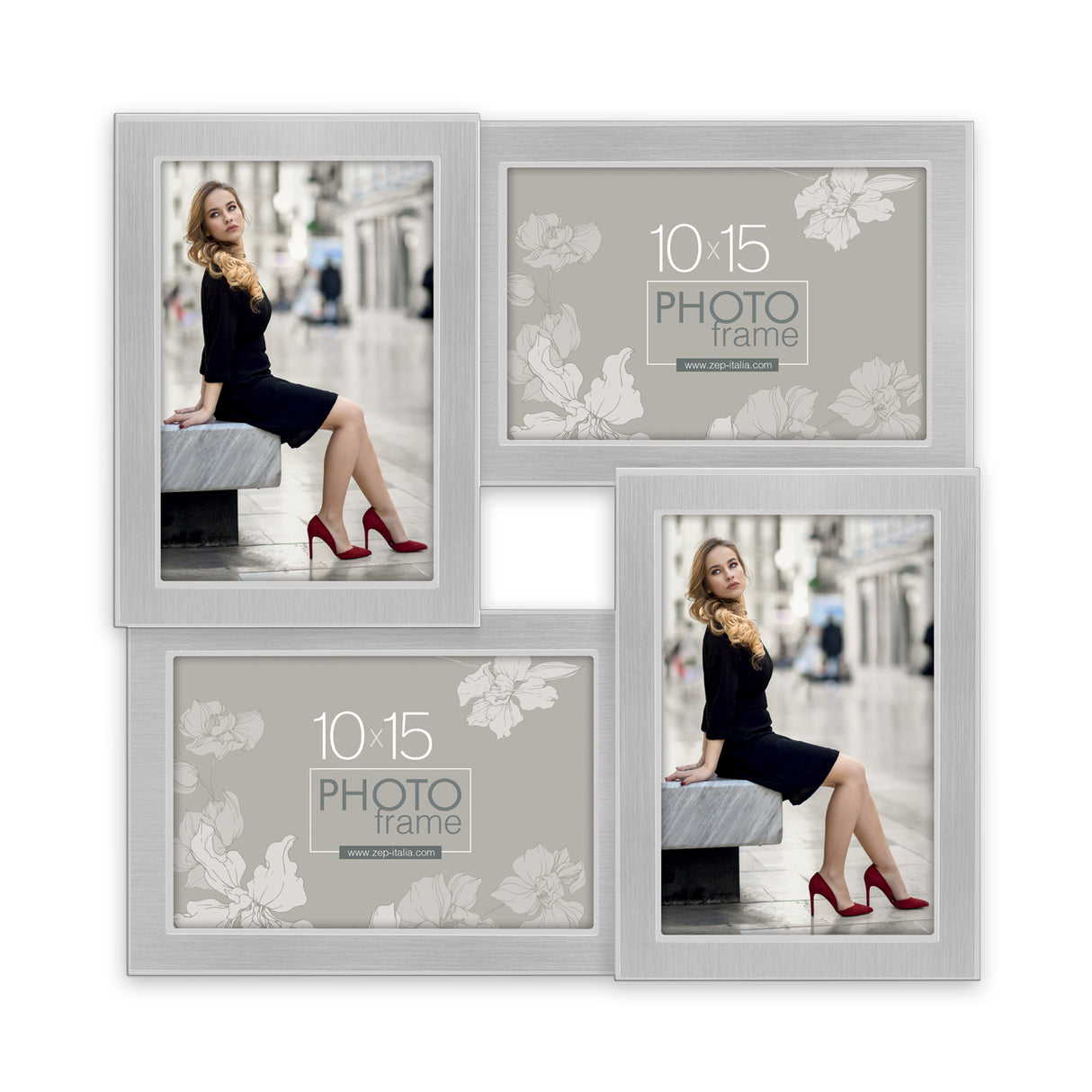 ZEP Fotorahmen S4044 Olimpia Silber 4x10x15 cm