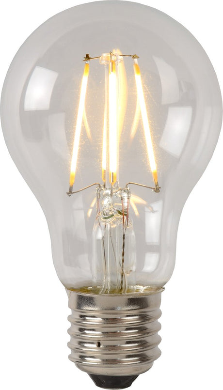 Lucide a60 Klasse B - Glühlampe - ø 6,4 cm - LED dimmbar - E27 - 1x7W 2700K - transparent