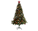 Everlands everland imperial pine inclusief decoratie en verlichting 210cm 380 led lampen warm wit