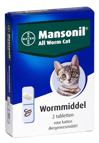 Mansonil Katze alle Wurmtafeln