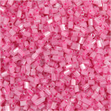 Creativ Company Rocailles 2-Schliff, D 1,7 mm, Größe 15 0, Lochgröße 0,5 mm, rosa, 500 g 1 Beutel