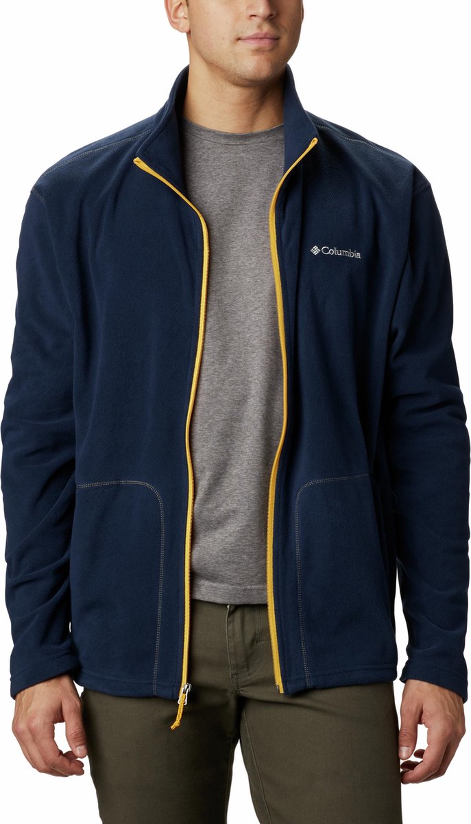 Columbia Fast Trek™ Light Full Zip Fleece Fleecejacke Herren – Fleecejacke mit durchgehendem Reißverschluss – Fleeceweste – Blau – Größe L