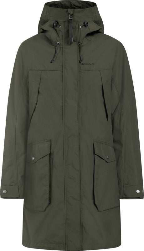 Didriksons Thelma Wns Parka 10 Damen-Outdoorjacke – Dunkelgrün