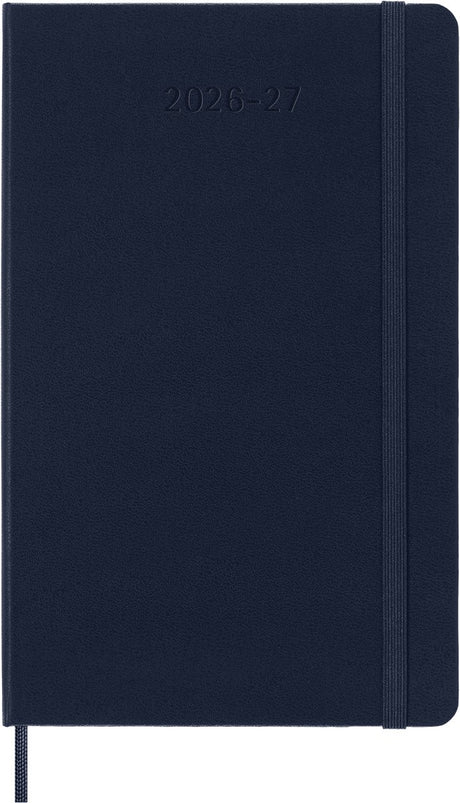 Moleskine 18-Monats-Tagebuch – 2026 27 – wöchentlich – groß – Hardcover – Saphirblau