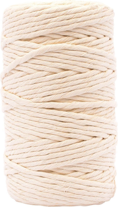 Vaessen creative macrame touw - naturel - 5mmx100m