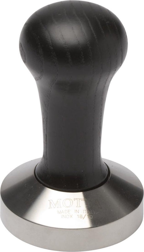 Motta Tamper Edelstahl Holz schwarz - 53 mm