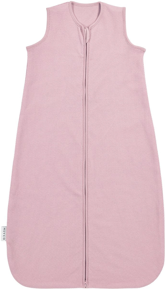 Meyco Baby Studio Collection klassischer Babyschlafsack – Lila Pink – 110 cm – 1,0 Tog
