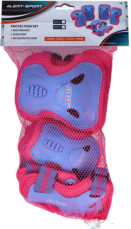 Alert Sport Schlittschuhschutz-Set Kinder 3-teilig (Größe M) rosa | 2 Stk