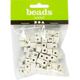 Creativ Company Letter Perlen White A-Z, 92st.