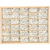 Creativ Company Holzbriefperlen Weiß A-Z, 750st.