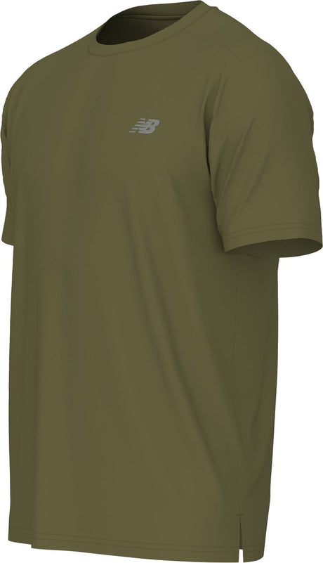 New balance sport essential t-shirt heren sportshirt - green