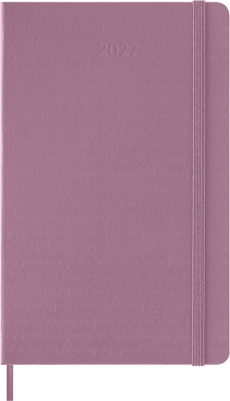 Moleskine 12-Monats-Tagebuch – 2027 – täglich – groß – Hardcover – majestätisches Rosa