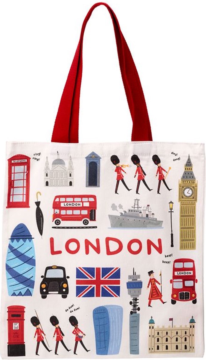 London-Souvenirtasche aus Polycotton