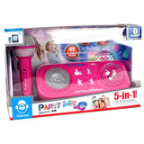 Idance Party-Mix-Set rosa mit Licht, Ton und Mikrofon