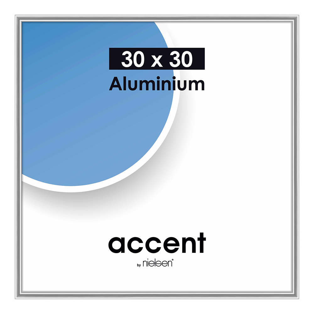 Nielsen Design Nielsen Fotorahmen 54123 Akzent glänzend silber 30x30 cm