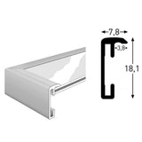 Nielsen Design Nielsen Fotorahmen 59844 Akzent mattsilber 30x45 cm