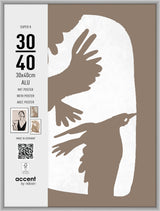 Nielsen design nielsen fotolijst 5430124 super 8 mat zilver 30x40 cm