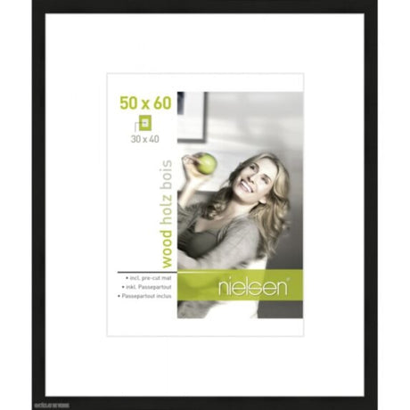 Nielsen Design Nielsen Fotorahmen 8988026 Apollon schwarz 50x60 30x40 cm