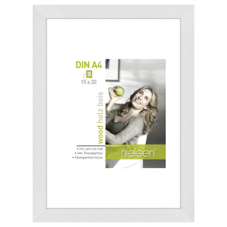 Nielsen Design Nielsen Fotorahmen 8988042 Apollon weiß 18x24 13x18 cm