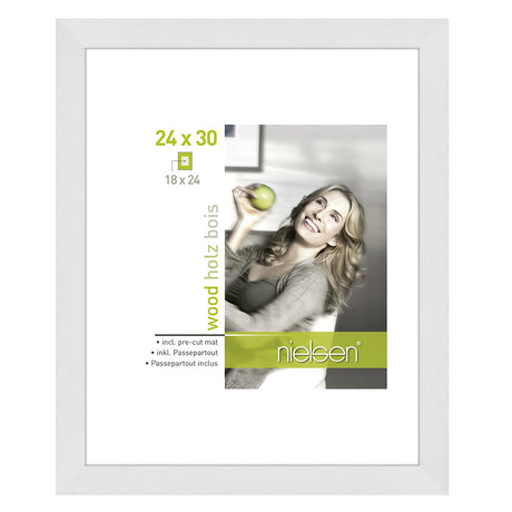 Nielsen Design Nielsen Fotorahmen 8988007 Apollon weiß 24x30 18x24 cm