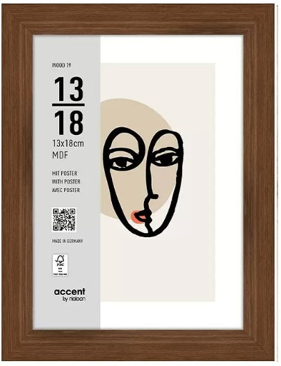 Nielsen Design Nielsen Fotorahmen 3232205 Holz 19 Walnuss 13x18 cm