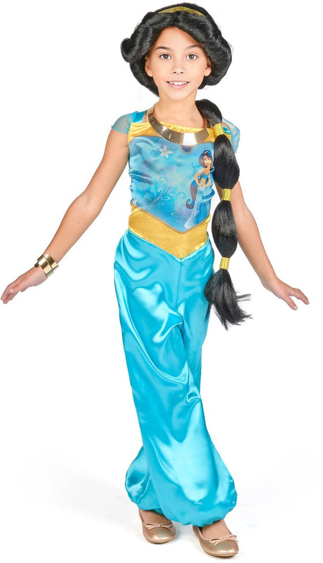 Disney-Prinzessinnen-Verkleidung – Aladdin, Jasmine Basic Plus, Größe XS (3–4 Jahre), Mädchen