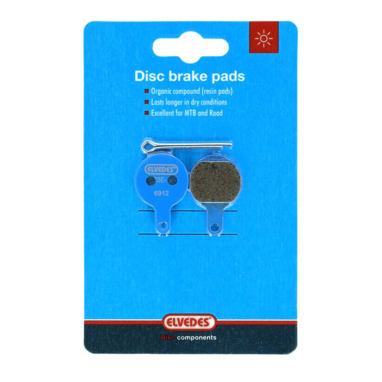 Elvedes Disc Brake Blocks Tektro novela | 6912 | orgánico