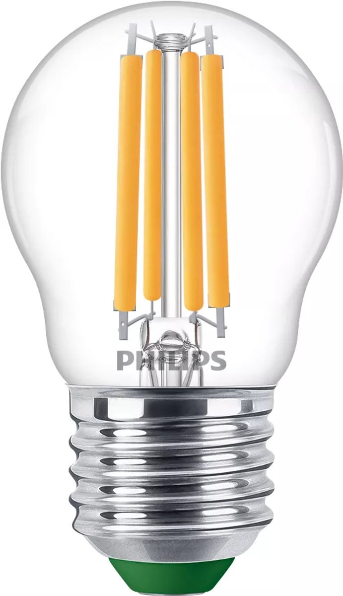 Philips led philips ultra efficient led kogellamp transparant - 40 w - e27 - warmwit licht