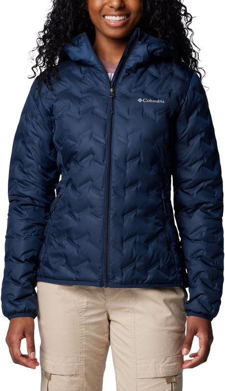 Columbia Delta Ridge™ II Down Hooded Jacket Damen Outdoorjacke – Collegiate Navy – Größe XL
