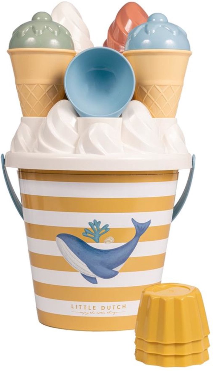 Little Dutch Eiskübel-Set 14-teilig Oceans Dream Blue