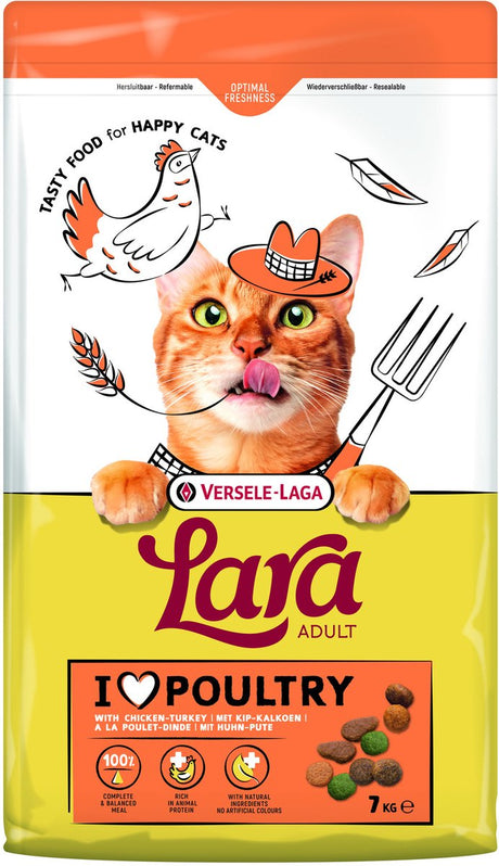 Lara adult kip kalkoen - kattenvoer - 7 kg