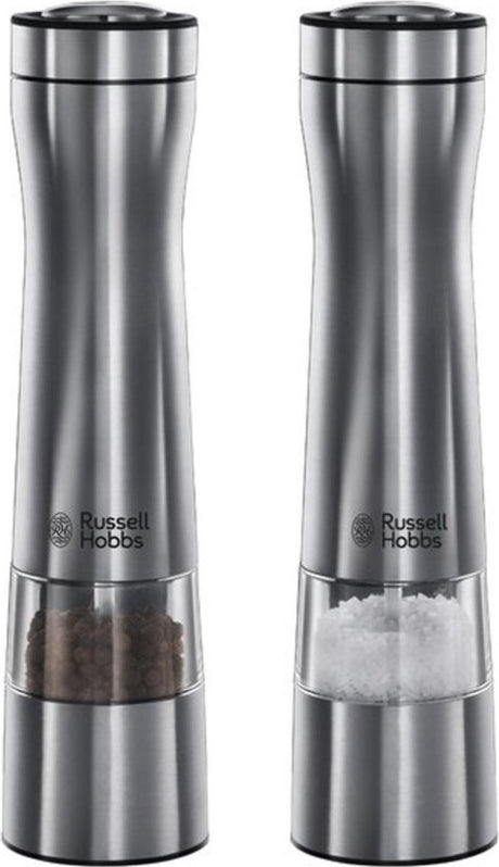 Russell Hobbs Salz- und Pfeffermühlen-Set elektrisch – 23 cm – Edelstahl