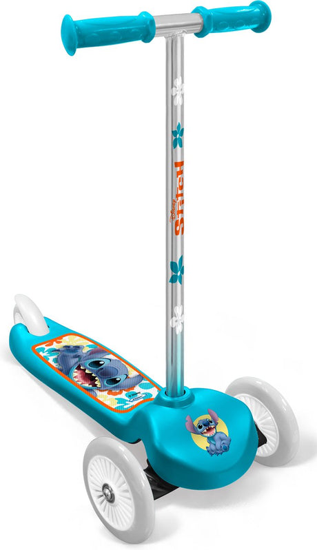 Disney 3-Rad-Kinderroller Stitch – Blau – Aluminium – Fußbremse.