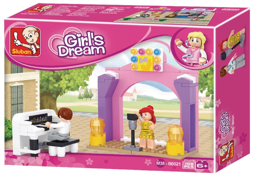 Sluban M38-B0521 Girls Dream Muziekpodium