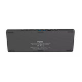 Rapoo uck-6001 ultraflache Tastatur 8in1 USB-C Multiport-Hub schwarz
