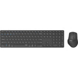 Rapoo 9800m kabelloses Multim. Klingen-Combo-Set in voller Größe, dunkelgrau, QWERTY US