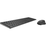 Rapoo 9800m kabelloses Multim. Klingen-Combo-Set in voller Größe, dunkelgrau, QWERTY US