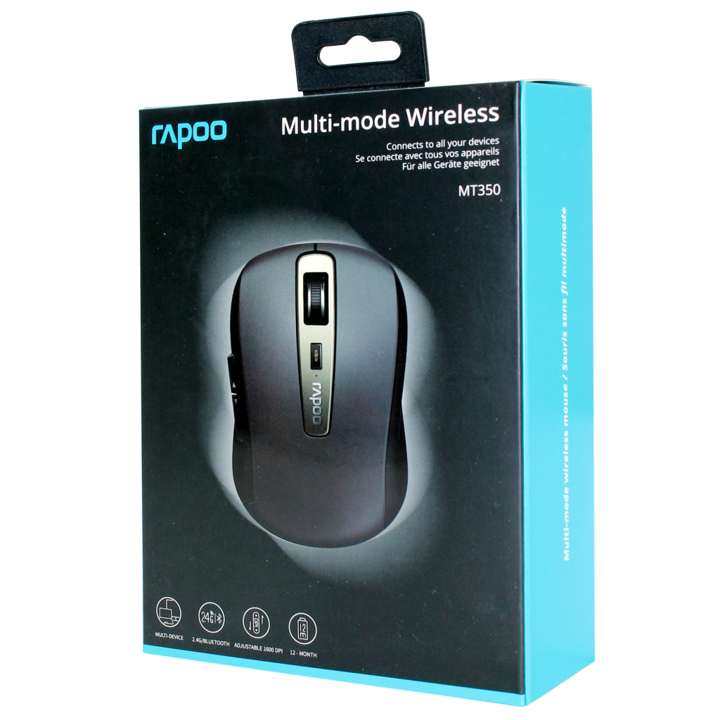 Rapoo Rapoo Maus MM 2,4 GHz Black MT350