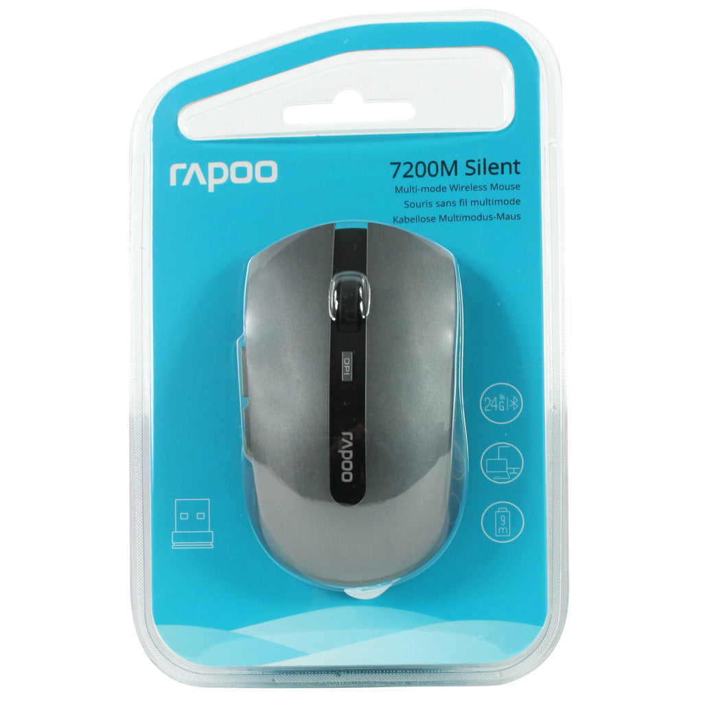 Rapoo rapoo muis mm 2.4ghz grijs7200