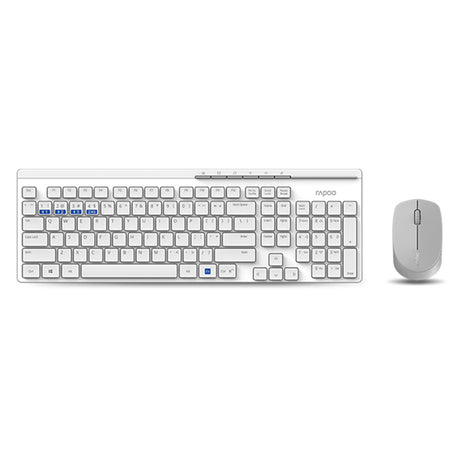 Rapoo Tastaturkombi mm weiß 8100m