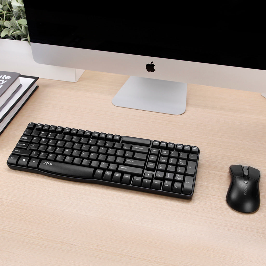 Rapoo Tastaturkombi schwarz x1800