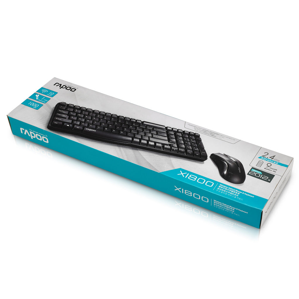 Rapoo Tastatur Combo Black x1800