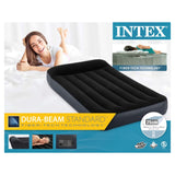 INTEX 64146 Poduszka Rest Classic Airbed + pompa 99x191x25 cm Czarna