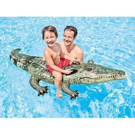 Intex realistisches Krokodil-Rutschauto, 170 x 86 cm