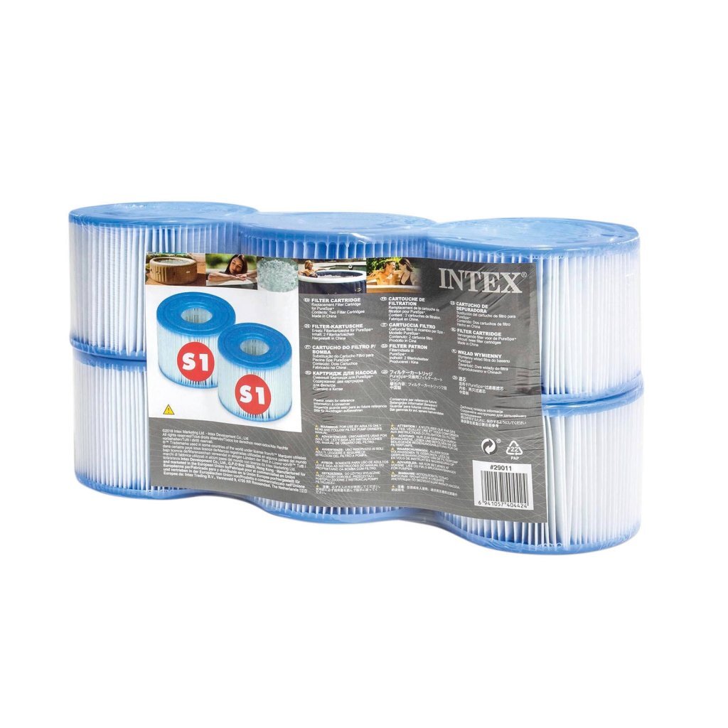 Intex 29011 Pure Spa Filterkartusche S1 6 Stück