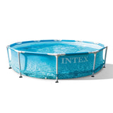 Intex 28206NP Strandside Metal Frame schwamme Pool 305x76 cm ouni Filterpompel